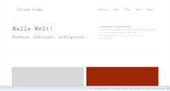 Desktop Screenshot of livinglingo.de