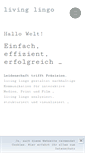 Mobile Screenshot of livinglingo.de
